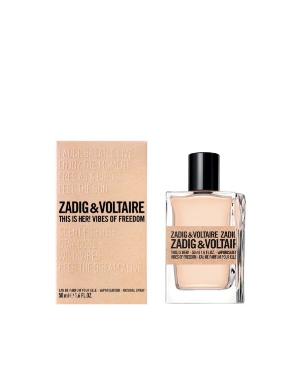 Zadig & Voltaire, This is Her! Vibes of Freedom, Apă de parfum, Femei, 50 ml