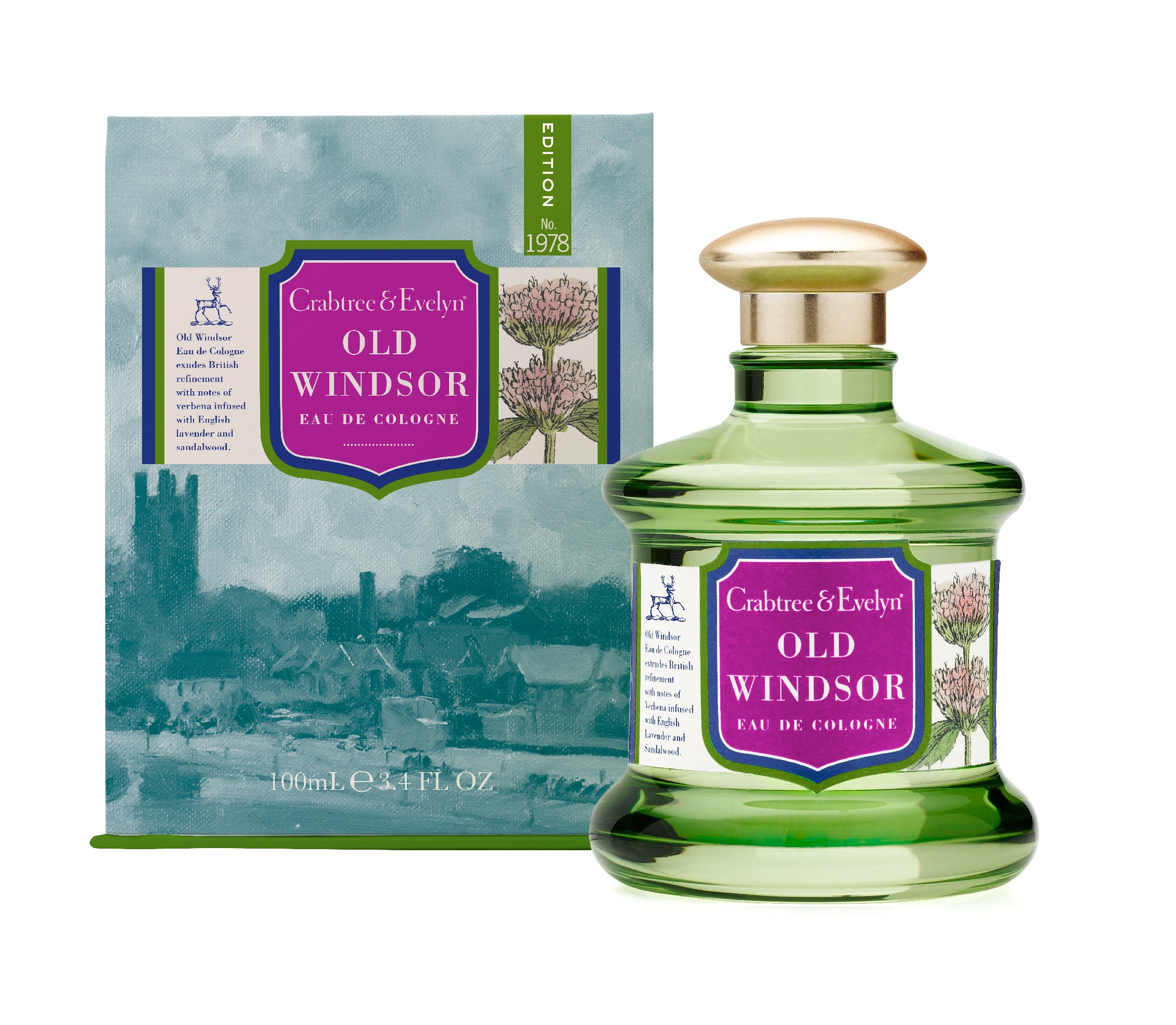 Crabtree & Evelyn, Old Windsor, Apă de colonie, Unisex, 100 ml - imagine 2