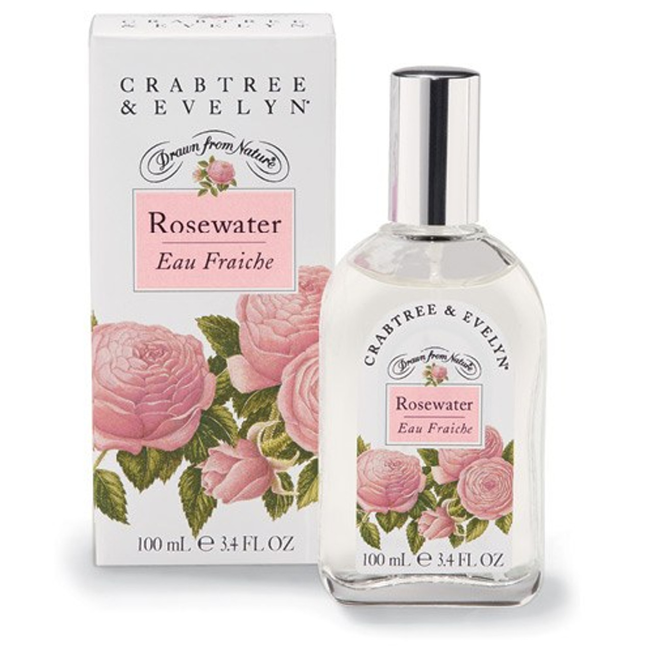 Crabtree & Evelyn, Rosewater, Eau Fraîche, Apă de toaletă, Femei, 100 ml - imagine 2