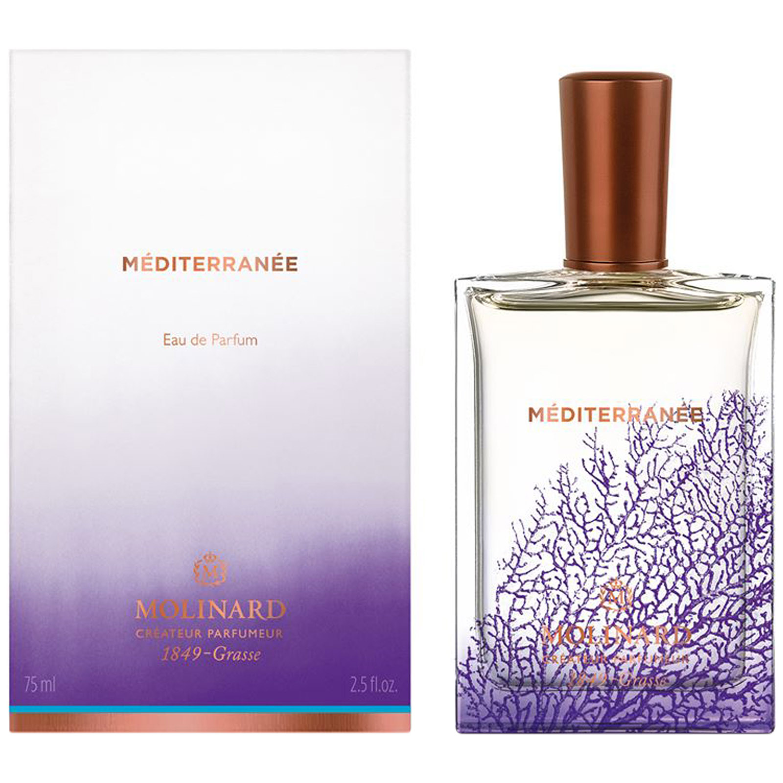 Molinard, La Fraicheur - Méditerranée, Apă de parfum, Unisex, 75 ml - imagine 2